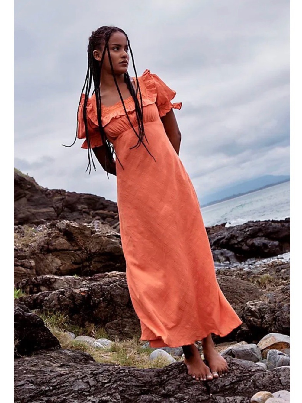 Free People Dress Maxi 100% Cotton